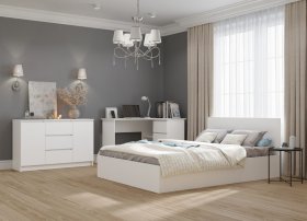 Кровать МОРИ КРМ 1200.1, белый в Нижнем Тагиле - nizhnij-tagil.germes-mebel.ru | фото