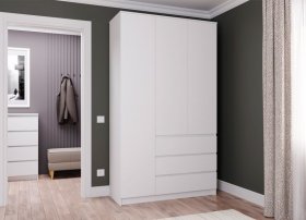 Шкаф Мори МШ1200.1, белый в Нижнем Тагиле - nizhnij-tagil.germes-mebel.ru | фото