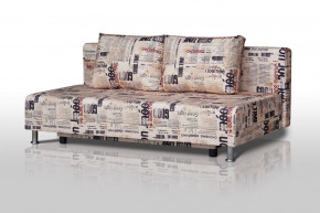Диван-кровать Комфорт без подлокотников Принт "Gazeta" (2 подушки) в Нижнем Тагиле - nizhnij-tagil.germes-mebel.ru | фото