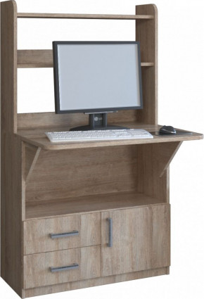 Компьютерный стол СП-1 (Дуб баррик) в Нижнем Тагиле - nizhnij-tagil.germes-mebel.ru | фото