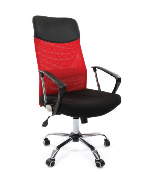 Кресло для руководителя CHAIRMAN 610 N (15-21 черный/сетка красный) в Нижнем Тагиле - nizhnij-tagil.germes-mebel.ru | фото