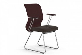 Кресло ErgoLife Sit 8 Mr4-4T основание F54, темно-коричневый/хром в Нижнем Тагиле - nizhnij-tagil.germes-mebel.ru | фото