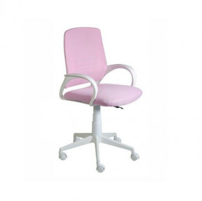 Кресло Ирис White сетка/ткань розовая в Нижнем Тагиле - nizhnij-tagil.germes-mebel.ru | фото