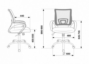 Кресло компьютерное CH-695N/SL/BLACK в Нижнем Тагиле - nizhnij-tagil.germes-mebel.ru | фото