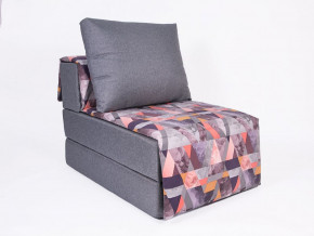 Кресло-кровать бескаркасное Харви (серый-сноу манго) в Нижнем Тагиле - nizhnij-tagil.germes-mebel.ru | фото