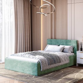 Кровать 120*200 см Ника КР-08 эвкалипт в Нижнем Тагиле - nizhnij-tagil.germes-mebel.ru | фото