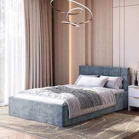 Кровать 120*200 см Ника КР-08 стальной в Нижнем Тагиле - nizhnij-tagil.germes-mebel.ru | фото