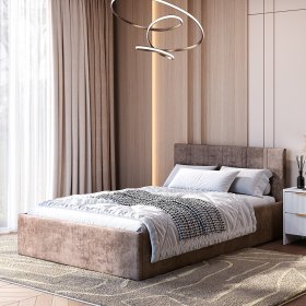 Кровать 120*200 см Ника КР-08 муссон в Нижнем Тагиле - nizhnij-tagil.germes-mebel.ru | фото