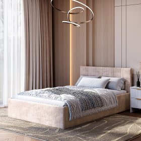 Кровать 120*200 см Ника КР-08 мокко в Нижнем Тагиле - nizhnij-tagil.germes-mebel.ru | фото