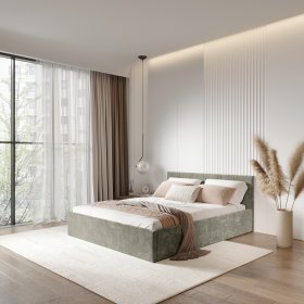 Кровать 160*200 см Ника КР-18 муссон в Нижнем Тагиле - nizhnij-tagil.germes-mebel.ru | фото