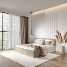 Кровать 140*200 см Ника КР-13 мокко в Нижнем Тагиле - nizhnij-tagil.germes-mebel.ru | фото
