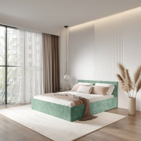Кровать 160*200 см Ника КР-18 эвкалипт в Нижнем Тагиле - nizhnij-tagil.germes-mebel.ru | фото