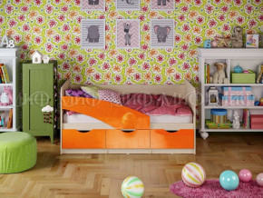 Кровать Бабочки (Оранжевый металлик) 1800 в Нижнем Тагиле - nizhnij-tagil.germes-mebel.ru | фото