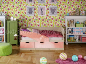 Кровать Бабочки (Розовый металлик) 1600 в Нижнем Тагиле - nizhnij-tagil.germes-mebel.ru | фото