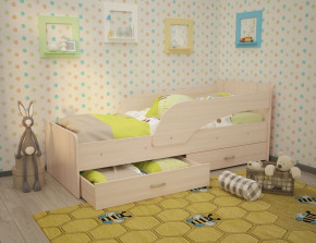 Кровать детская Антошка (Кроха) + бортики (на латах) 800*1900 в Нижнем Тагиле - nizhnij-tagil.germes-mebel.ru | фото