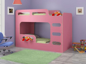 Кровать двухъярусная Дельта-Макс-20.03 Розовый в Нижнем Тагиле - nizhnij-tagil.germes-mebel.ru | фото