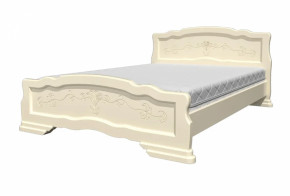 КАРИНА-6 Кровать из массива 1800 (Слоновая кость) в Нижнем Тагиле - nizhnij-tagil.germes-mebel.ru | фото