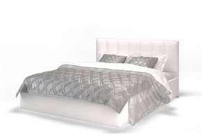 Кровать Элен 1600 + основание с ПМ (Vega white) белый в Нижнем Тагиле - nizhnij-tagil.germes-mebel.ru | фото