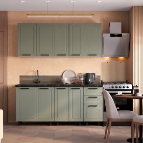 Кухня 1,8 м Селина эвкалипт софт в Нижнем Тагиле - nizhnij-tagil.germes-mebel.ru | фото