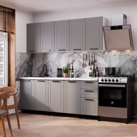 Кухня 2,0 м Селина гейнсборо в Нижнем Тагиле - nizhnij-tagil.germes-mebel.ru | фото