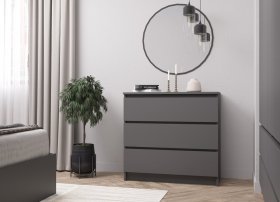 Комод Мори МК803, Графит в Нижнем Тагиле - nizhnij-tagil.germes-mebel.ru | фото