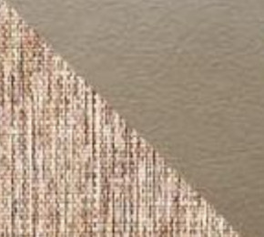 Подушка Чикаго (рогожка бежевая/кож. зам. силк) в Нижнем Тагиле - nizhnij-tagil.germes-mebel.ru | фото