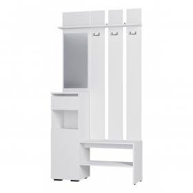 Прихожая Мия ПР-03 белая в Нижнем Тагиле - nizhnij-tagil.germes-mebel.ru | фото