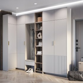 Прихожая Пандора кашемир/айриш в Нижнем Тагиле - nizhnij-tagil.germes-mebel.ru | фото