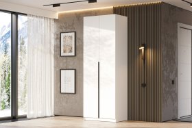 Шкаф шк-5 Белый текстурный 800 в Нижнем Тагиле - nizhnij-tagil.germes-mebel.ru | фото