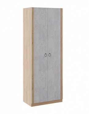 Шкаф 2 двери Глэдис М22 (Дуб Золотой/Цемент светлый) в Нижнем Тагиле - nizhnij-tagil.germes-mebel.ru | фото