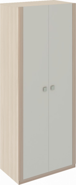 Шкаф 2 двери Глэдис М22 (ЯШС/Белый) в Нижнем Тагиле - nizhnij-tagil.germes-mebel.ru | фото