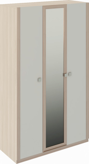 Шкаф 3 двери Глэдис М23 (ЯШС/Белый) в Нижнем Тагиле - nizhnij-tagil.germes-mebel.ru | фото