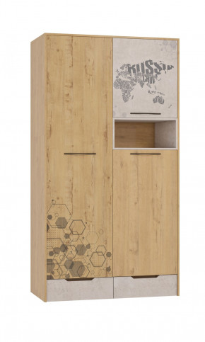 Шкаф для одежды 3 двери и 2 ящика Шк134.0 ДС Стэнфорд в Нижнем Тагиле - nizhnij-tagil.germes-mebel.ru | фото