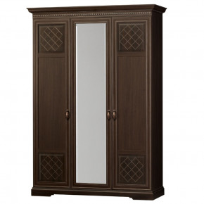 Шкаф для одежды 3-дверный №800 Парма Дуб нортон темный в Нижнем Тагиле - nizhnij-tagil.germes-mebel.ru | фото