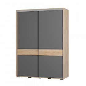 Шкаф-купе Крафт-10 ШКК-06 крафт/графит в Нижнем Тагиле - nizhnij-tagil.germes-mebel.ru | фото