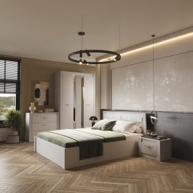 Спальня Монако кашемир в Нижнем Тагиле - nizhnij-tagil.germes-mebel.ru | фото