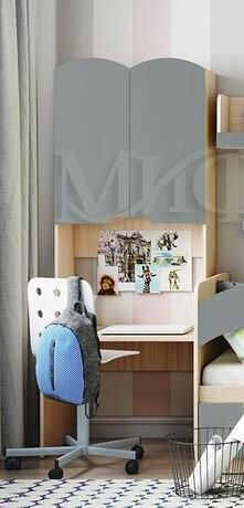 ЮНИОР-4 Кровать 1600 (Шарли Белый​​​​​​​) в Нижнем Тагиле - nizhnij-tagil.germes-mebel.ru | фото