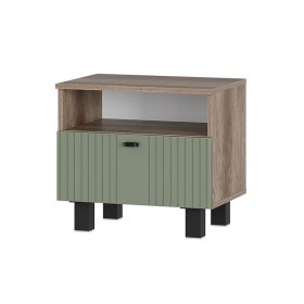 Тумба прикроватная Олива ТБ-14 эвкалипт софт в Нижнем Тагиле - nizhnij-tagil.germes-mebel.ru | фото